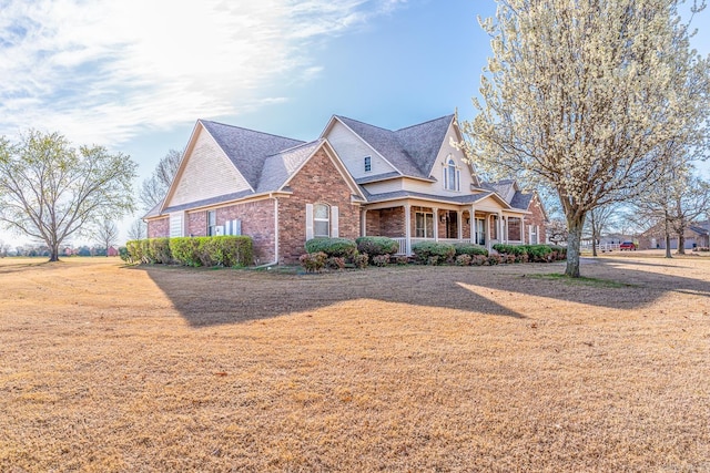 view of front of home with a porch