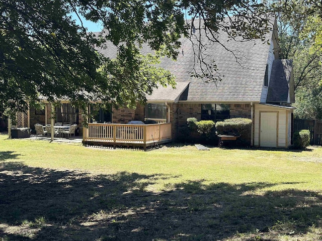 3409 Ramsgate, Fort Smith, AR 72908 - view of yard with a deck