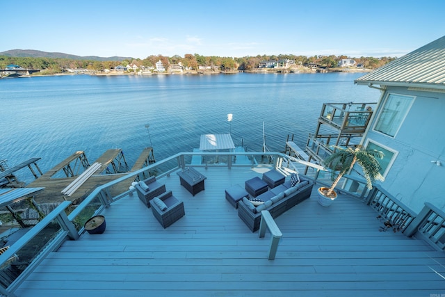301 Kleinshore # 8, Hot Springs, AR 71913 - dock area featuring a water view
