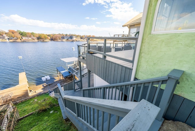 301 Kleinshore # 8, Hot Springs, AR 71913 - dock area with a water view