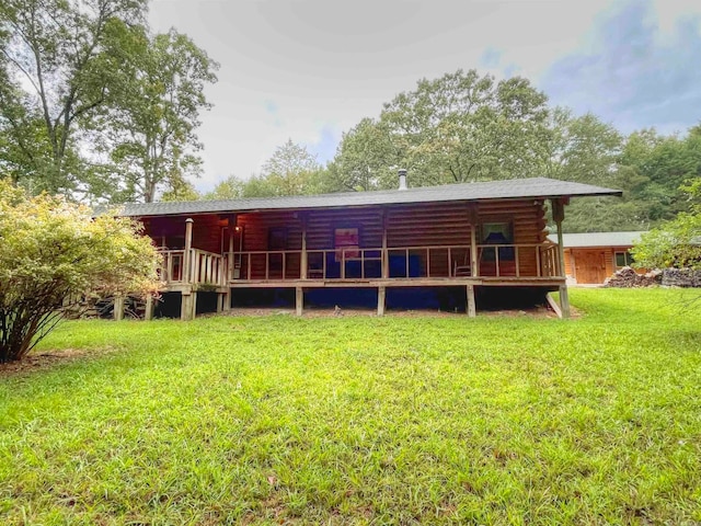 view of rear view of house