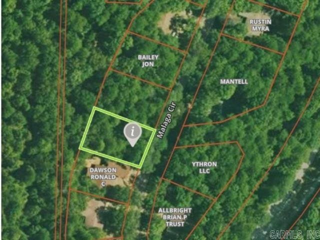 000 Malaga Cir, Hot Springs Village AR, 71909 land for sale