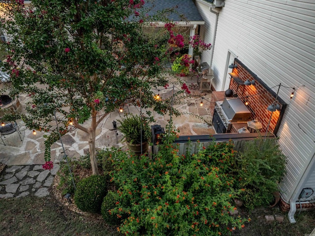 exterior space with a patio area