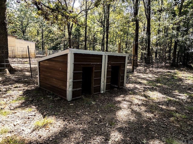 view of outbuilding