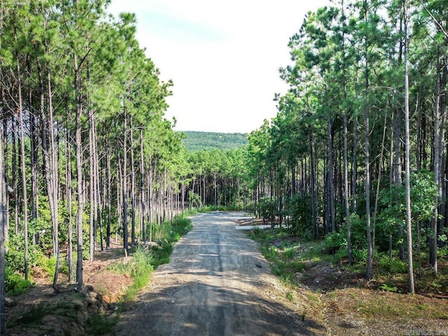 view of road