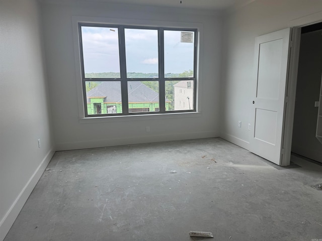 view of empty room