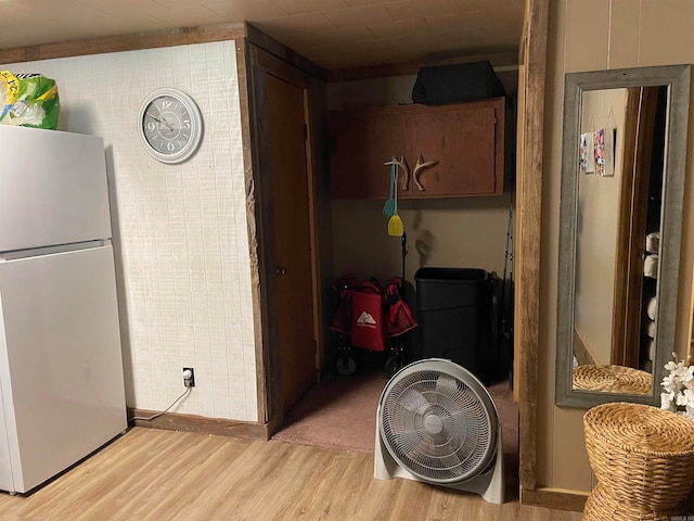 washroom featuring light hardwood / wood-style flooring