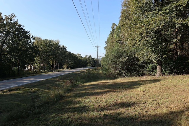 view of road