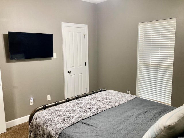 bedroom featuring carpet floors