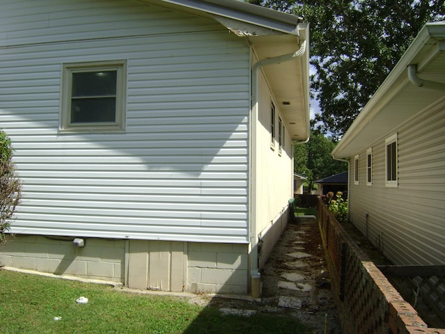 view of side of property