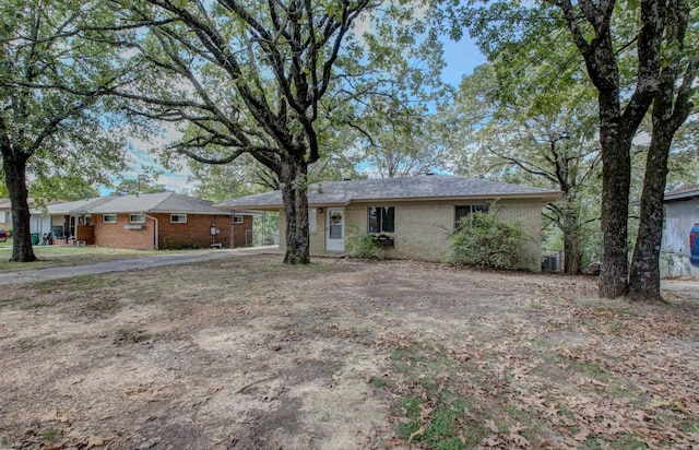 view of ranch-style home