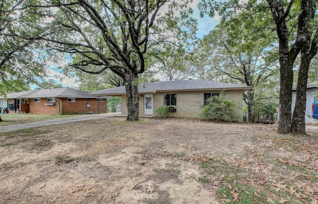 view of ranch-style home