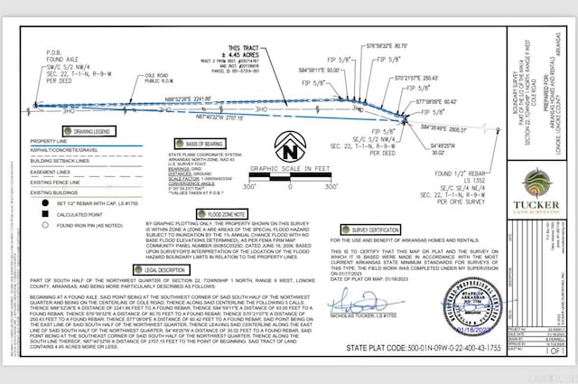 00 Cole Rd, Lonoke AR, 72086 land for sale