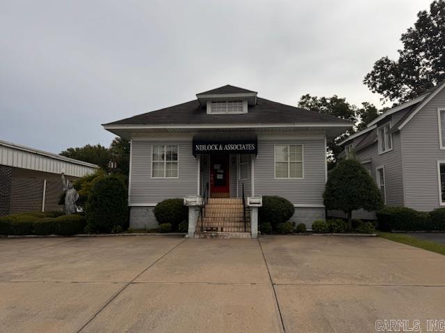 view of bungalow-style home