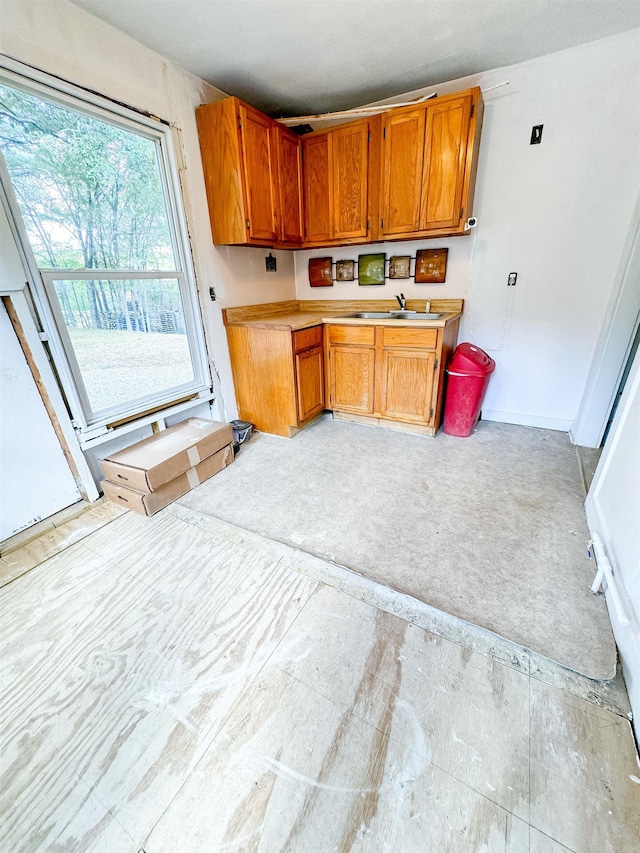 kitchen featuring sink