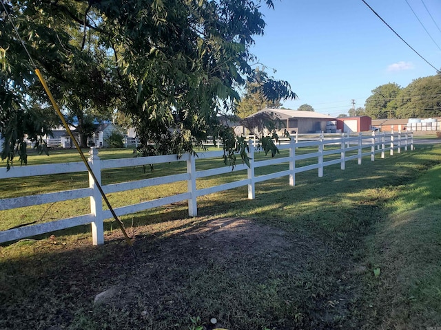 exterior space featuring a rural view