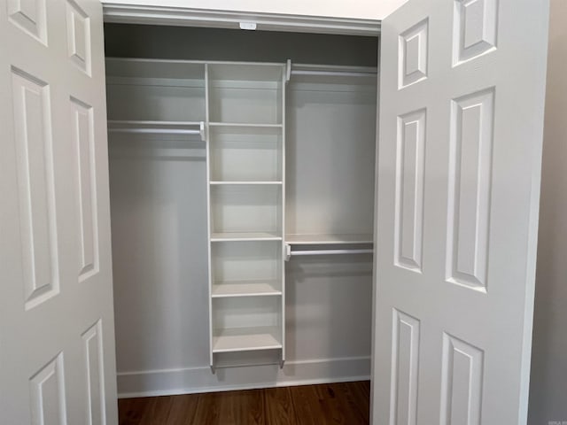 view of closet