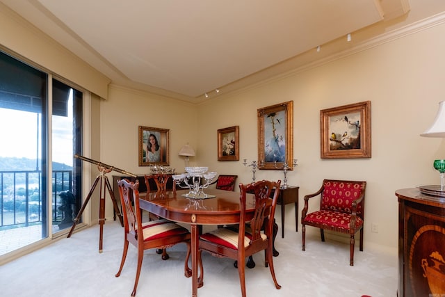 1 Treetops Unit & 1103, Little Rock, AR 72202 - dining room featuring light carpet and ornamental molding
