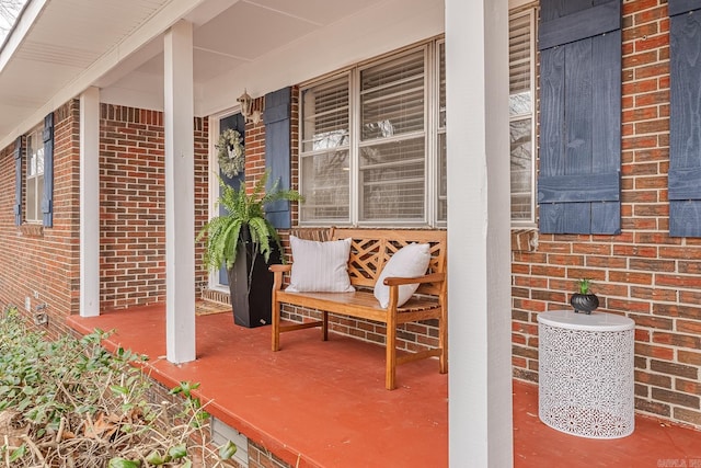 view of patio / terrace featuring a porch