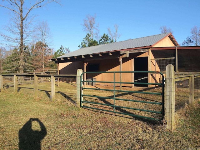 view of stable