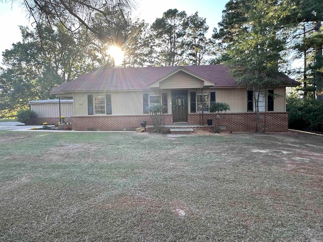 view of ranch-style home