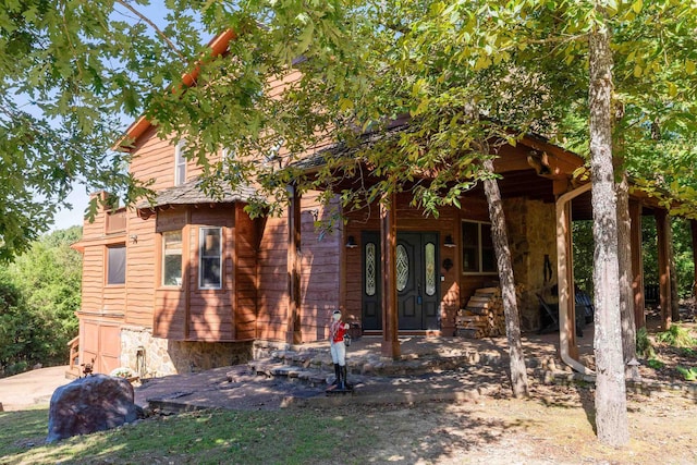 6 Aviation Way, Heber Springs, AR 72543 - rustic home featuring a porch