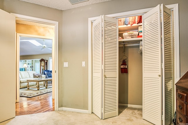 view of closet