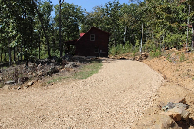 view of road