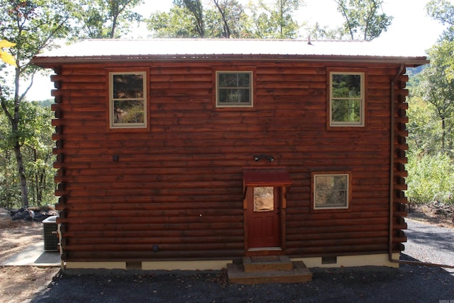 view of cabin