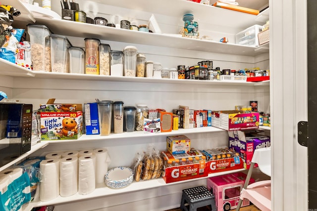 view of pantry