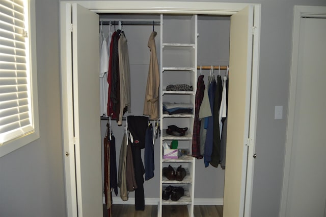 view of closet