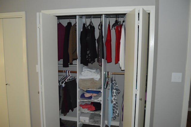 view of closet