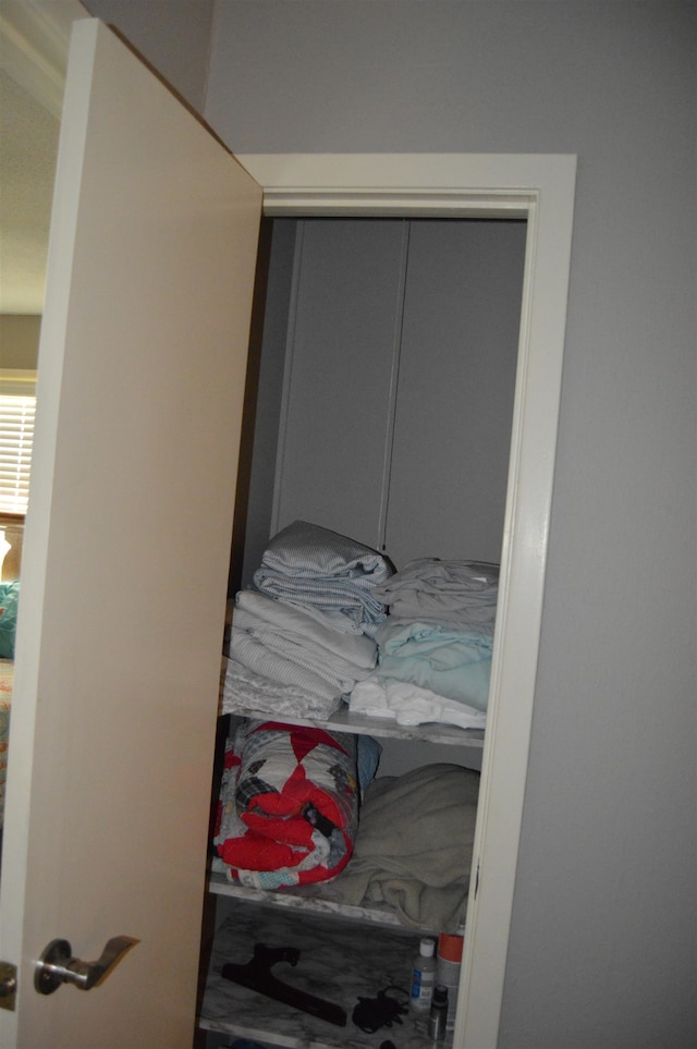 interior space featuring a closet