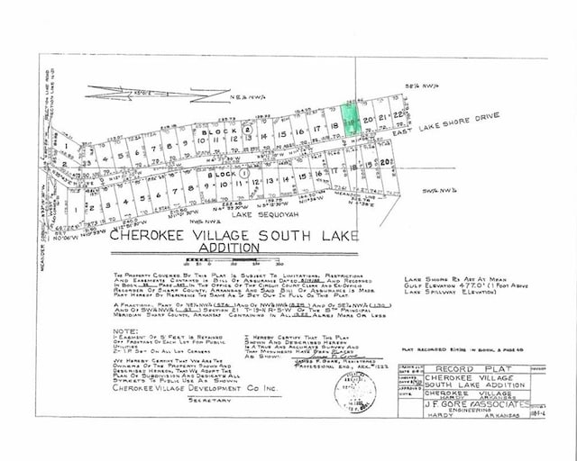 Listing photo 3 for 000 E Lakeshore Dr, Cherokee Village AR 72529