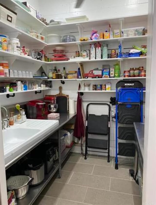 view of pantry