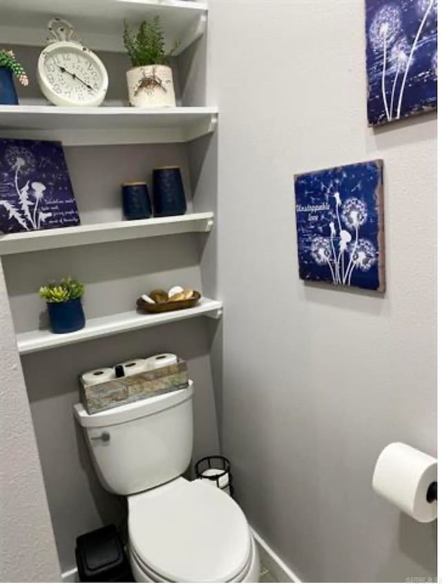 bathroom with toilet