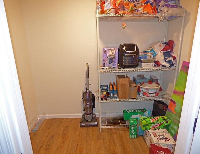 view of pantry