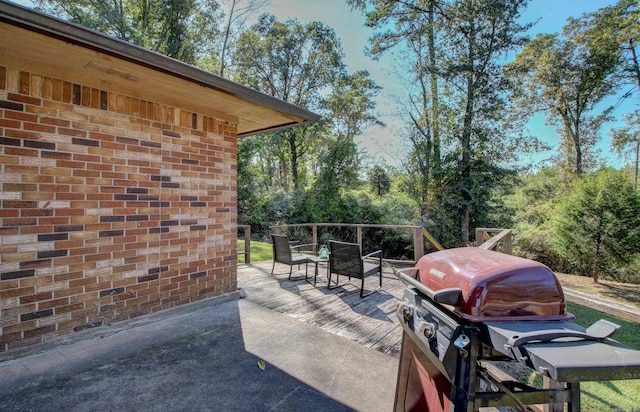 view of patio / terrace with grilling area