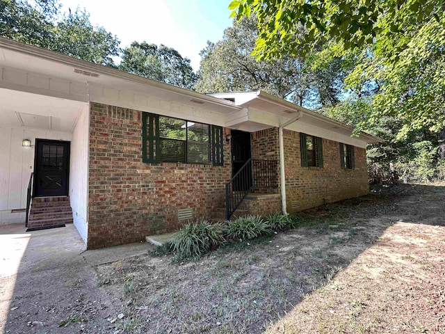 view of front of home