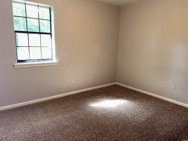 spare room featuring carpet