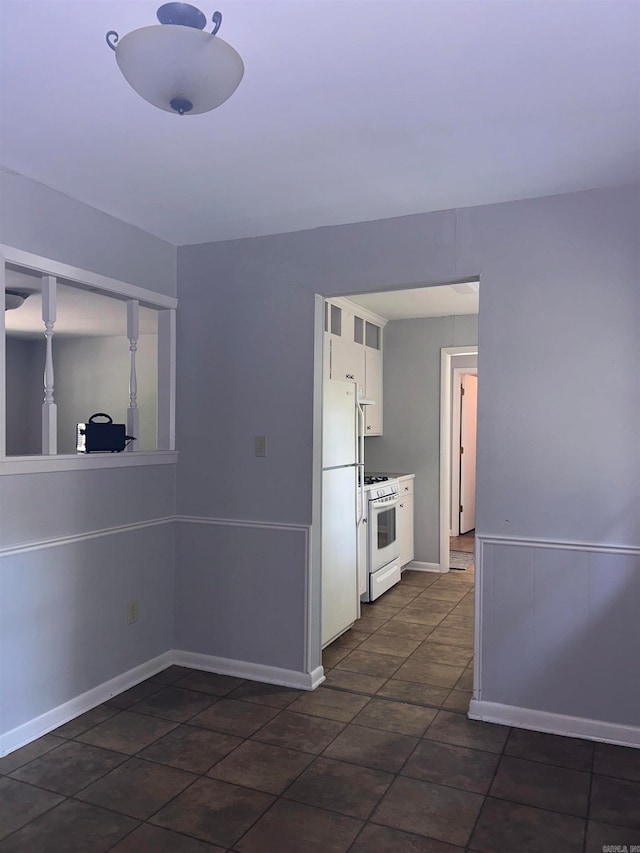 kitchen with white appliances