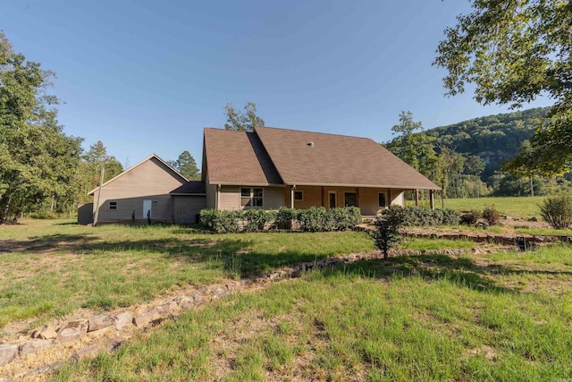 view of rear view of property