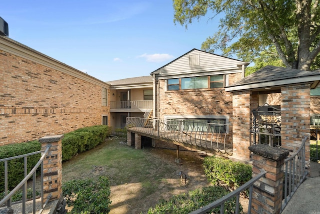 view of rear view of property