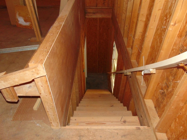 view of staircase