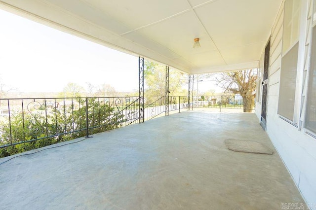 view of patio / terrace featuring a balcony