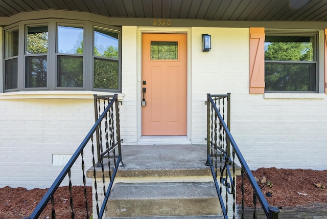 view of entrance to property