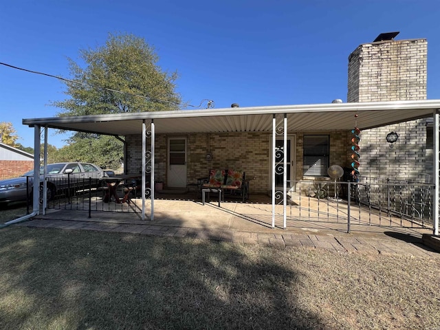 view of rear view of property