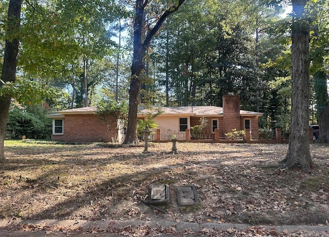 view of front of home