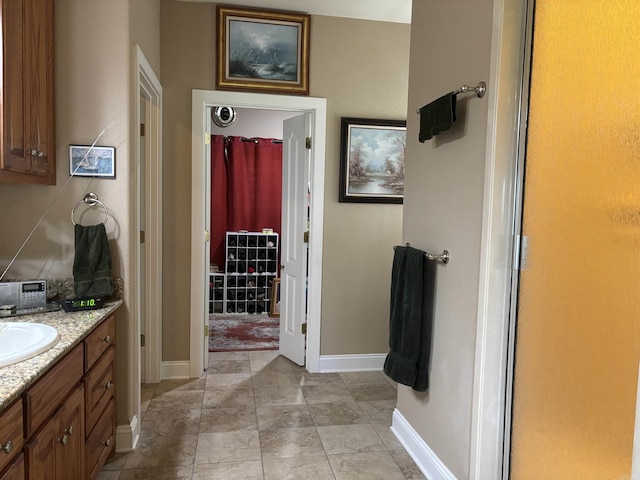 22 Alta Way, Hot Springs Village, AR 71909 - full bath with baseboards and vanity