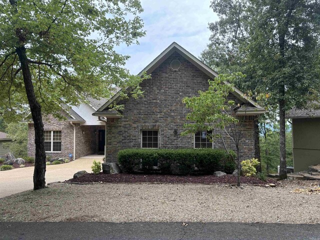 22 Alta Way, Hot Springs Village, AR 71909 - view of front of home with brick siding